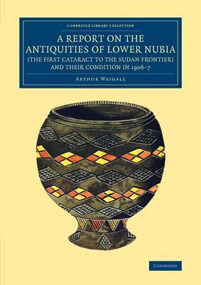 Book cover for A Report on the Antiquities of Lower Nubia (the First Cataract to the Sudan Frontier) and their Condition in 1906-7