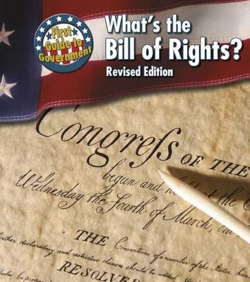 Book cover for First Guide to Government Whats the Bill of Rights?