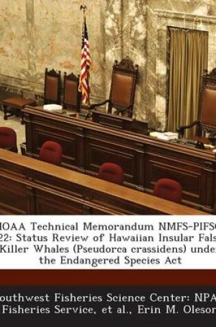 Cover of Noaa Technical Memorandum Nmfs-Pifsc-22