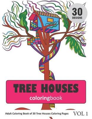 Book cover for Tree Houses Coloring Book