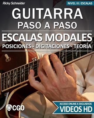 Book cover for Escalas Modales - Guitarra Paso a Paso - con Videos HD