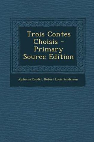 Cover of Trois Contes Choisis