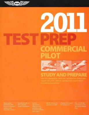Book cover for 2011 Test Prep Commercial Pilot