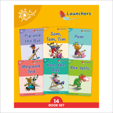 Book cover for Phonic Books Dandelion Launchers Stages 1-7 Sam, Tam, Tim (Alphabet Code)