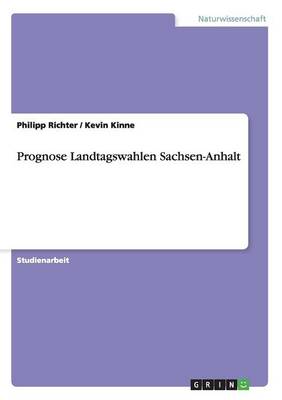 Book cover for Prognose Landtagswahlen Sachsen-Anhalt