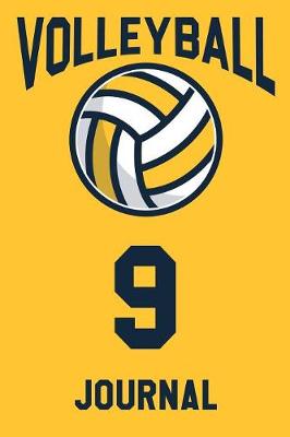 Book cover for Volleyball Journal 9