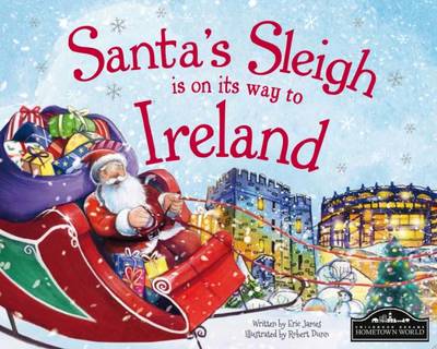 Book cover for Santa's Sleigh is on its to Ireland