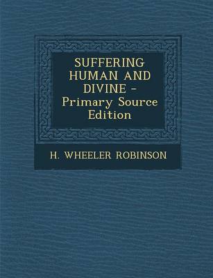 Book cover for Suffering Human and Divine