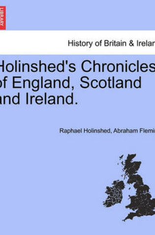 Cover of Holinshed's Chronicles of England, Scotland and Ireland. Vol. IV