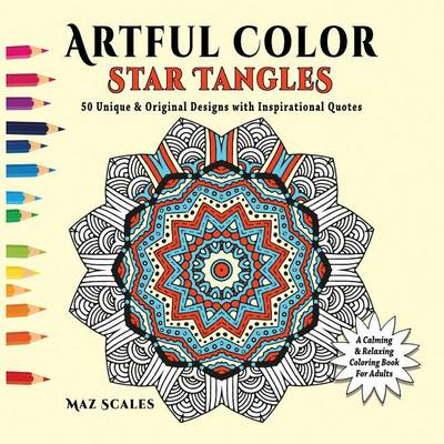 Book cover for Artful Color Star Tangles