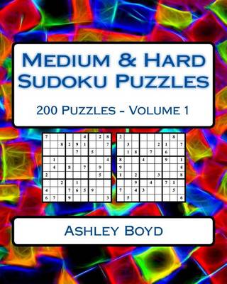 Book cover for Medium & Hard Sudoku Puzzles Volume 1