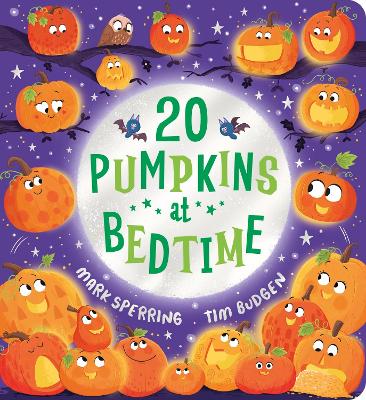 Book cover for Twenty Pumpkins at Bedtime (CBB)