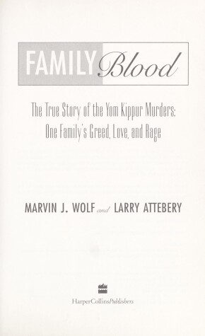 Book cover for Family Blood