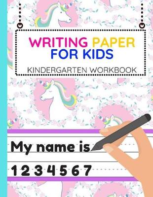 Book cover for Writing Paper for Kids