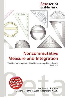 Cover of Noncommutative Measure and Integration