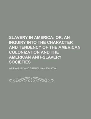 Book cover for Slavery in America