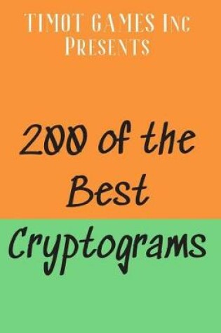 Cover of 200 of the Best Cryptograms