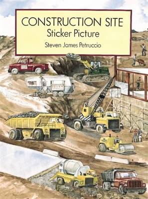 Book cover for Construction Site Sticker Picture