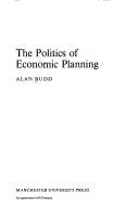 Book cover for Politics of Economic Planning