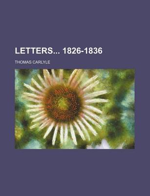 Book cover for Letters 1826-1836