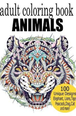 Cover of Adult Coloring Book Animal