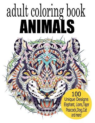 Book cover for Adult Coloring Book Animal