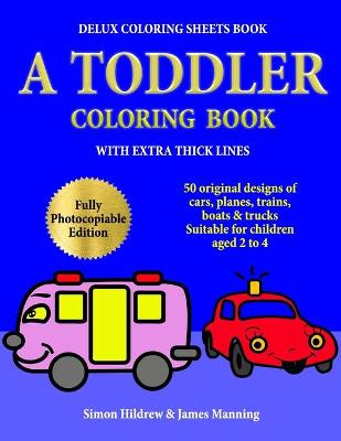 Book cover for Delux Coloring Sheets Book