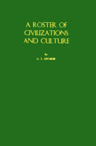Cover of A Roster of Civilizations and Culture