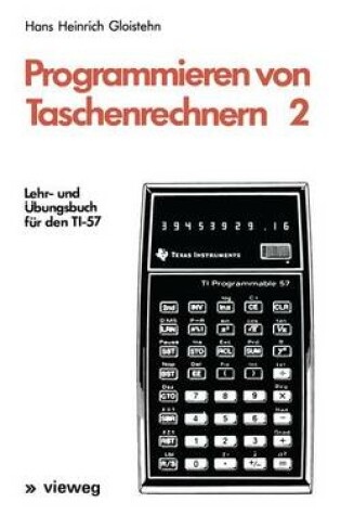 Cover of Programmieren von Taschenrechnern