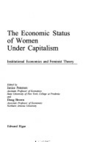 Cover of THE ECONOMIC STATUS OF WOMEN UNDER CAPITALISM