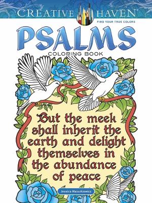 Book cover for Creative Haven Psalms Coloring Book