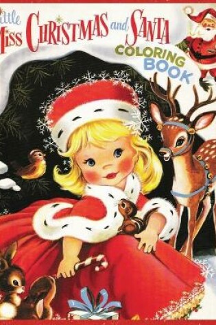 Cover of Little Miss Christmas and Santa Coloring Book