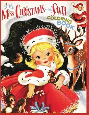 Cover of Little Miss Christmas and Santa Coloring Book