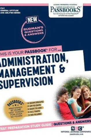 Cover of Civil Service Administration, Management and Supervision (Cs-3)