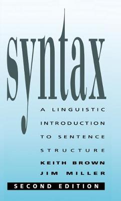 Book cover for Syntax