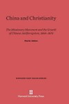 Book cover for China and Christianity