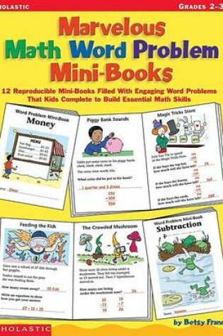 Cover of Marvelous Math Word Problem Mini-Books