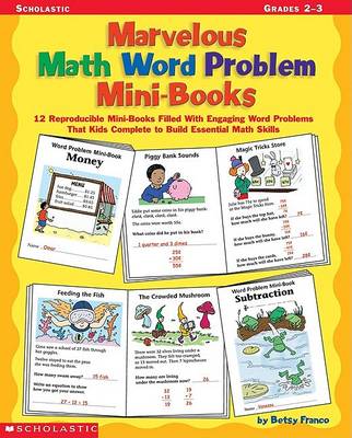 Book cover for Marvelous Math Word Problem Mini-Books