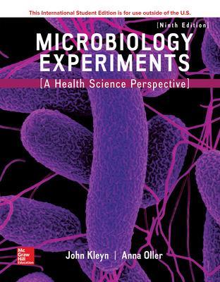 Book cover for ISE Microbiology Experiments: A Health Science Perspective