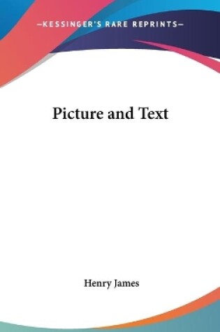 Cover of Picture and Text
