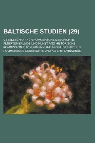 Cover of Baltische Studien (29)