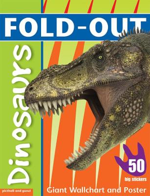 Cover of Fold-Out Poster Sticker Book: Dinosaurs