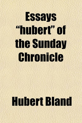 Book cover for Essays "Hubert" of the Sunday Chronicle