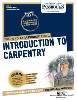 Book cover for Introduction to Carpentry (Dan-40)