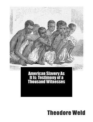 Book cover for American Slavery As It Is