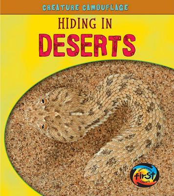 Book cover for Hiding in Deserts (Creature Camouflage)