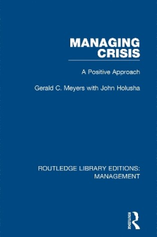 Cover of Managing Crisis