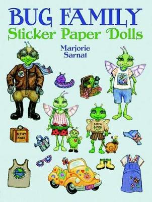 Book cover for Bug Family Sticker Paper Dolls