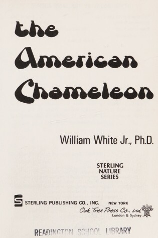 Cover of The American Chameleon