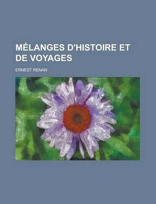 Book cover for Melanges D'Histoire Et de Voyages